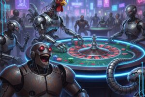 CyberDeck Poker AI Futuristik CyberDeck Poker AI Futuristik