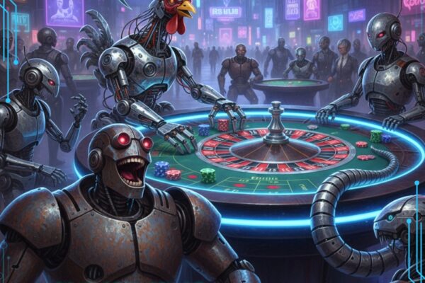 CyberDeck Poker AI Futuristik