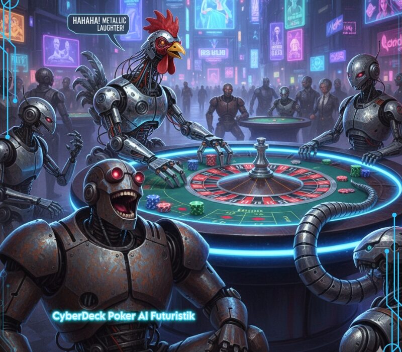 CyberDeck Poker AI Futuristik CyberDeck Poker AI Futuristik